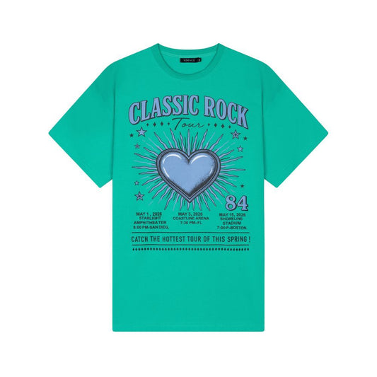 Ydence | T-shirt Classic Rock | Sea green
