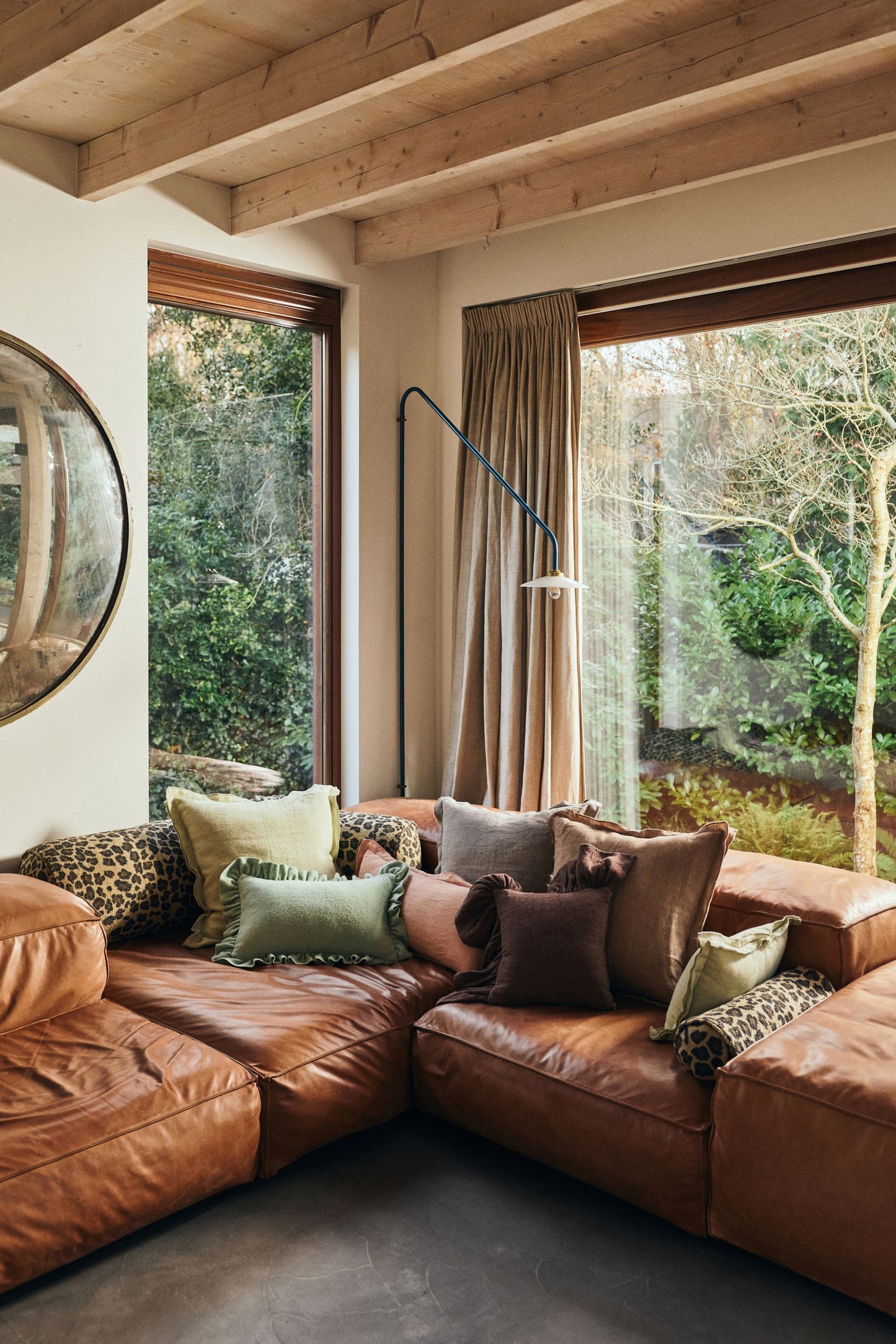 PRE ORDER - HKLIVING - Linnen sierkussen - Magnolia