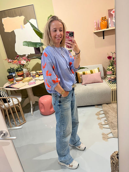 Blouse Jada - Blauw