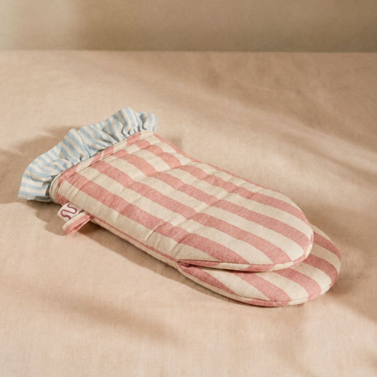 Nine Kitchenware - Ovenwant - Lightblue/Blush Levi