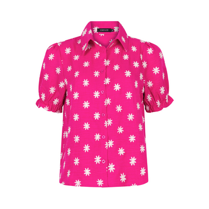 Ydence | Blouse Vivienne | Magenta