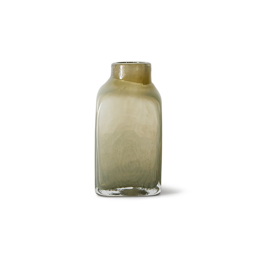 HKLIVING - Atelier glass vase Small - Pale Green