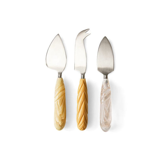 PRE ORDER - HKLIVING - Kaasmessen set - Cream