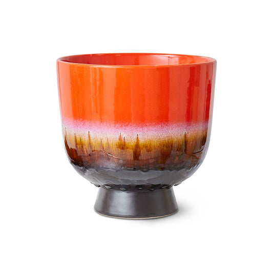 HKLIVING - Retro Flower Pot - Cherry Red