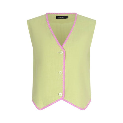 Ydence | Gilet Billie | Matcha Green