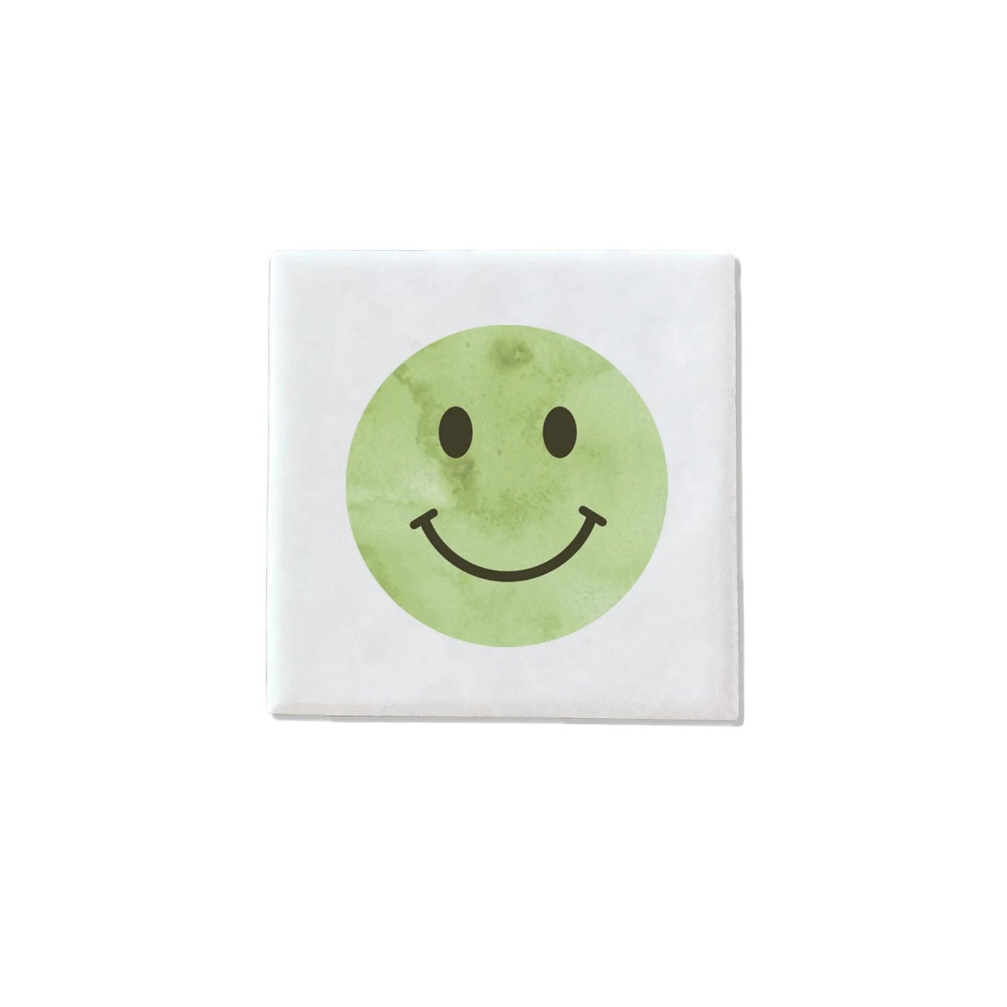 Mini tegeltje Liefs Karlijn - Smiley groen