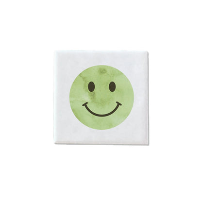 Mini tegeltje Liefs Karlijn - Smiley groen