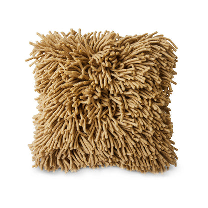 HKLIVING - Rugged Woolen Sierkussen - Olive