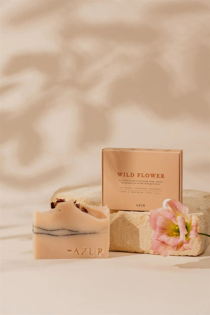 Azur Natural Bodycare - Soap Bar - Wild Flower
