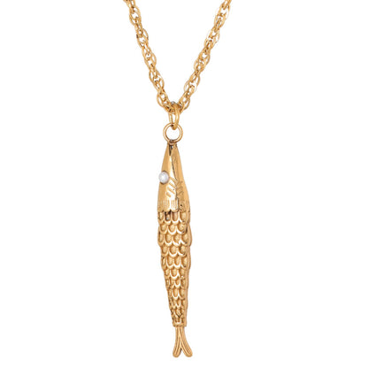 Label Kiki - Catch of the day necklace gold