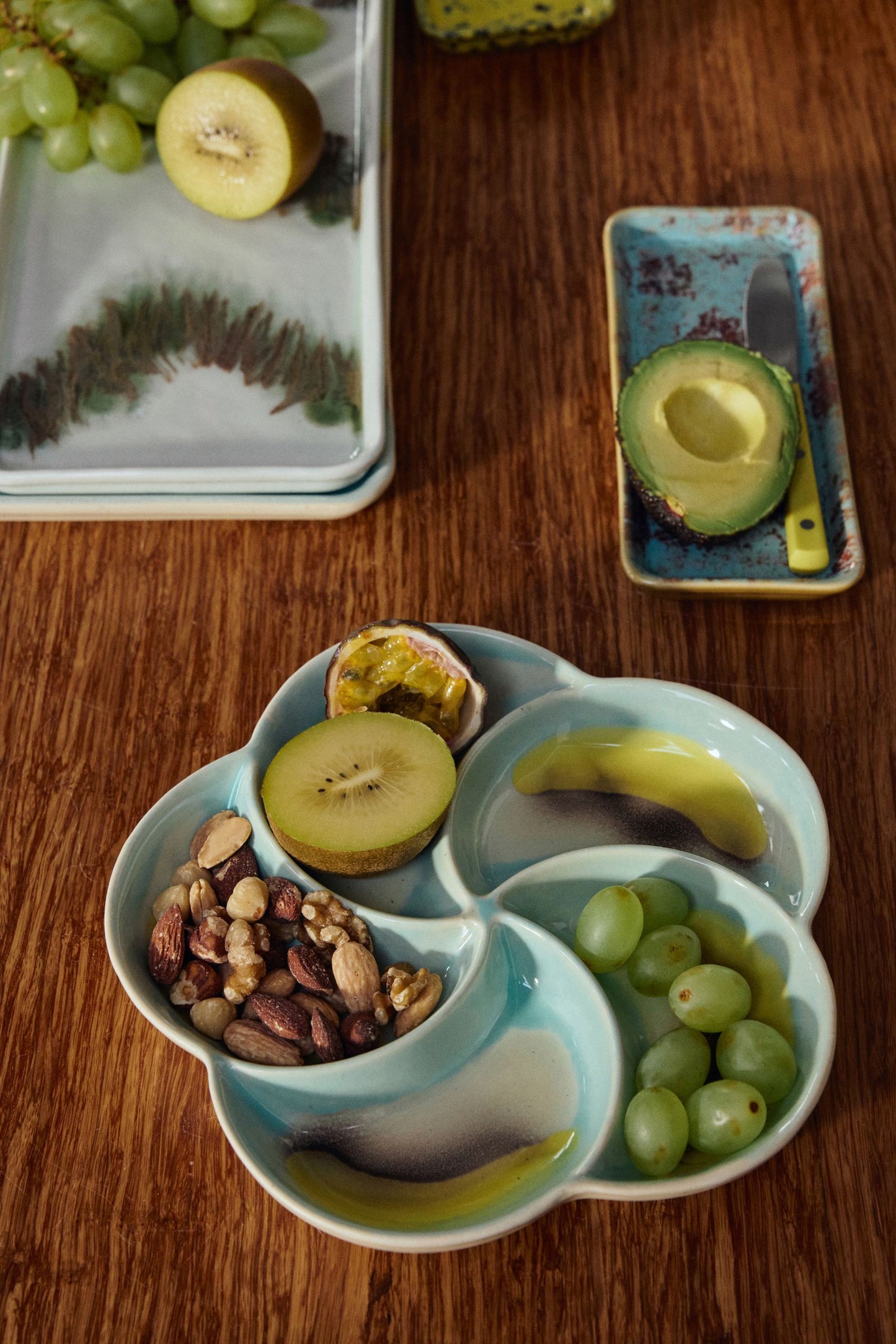PRE ORDER - HKLIVING - 70s ceramics snack tray - Glint