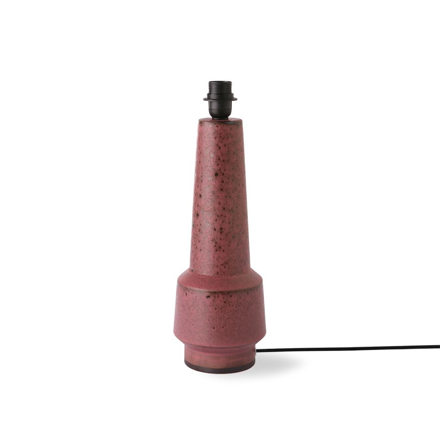 HKLIVING - Retro stoneware lamp base - purple