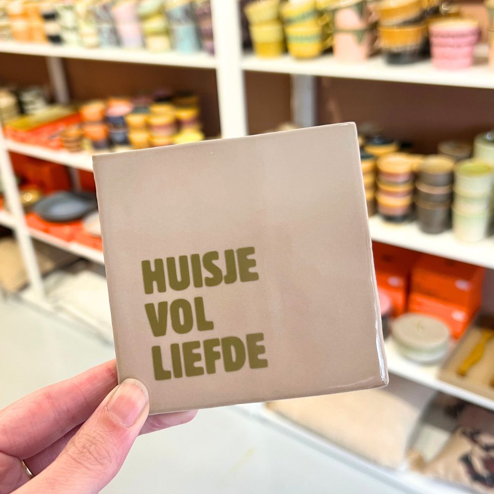 Tegeltje - Huisje Vol Liefde