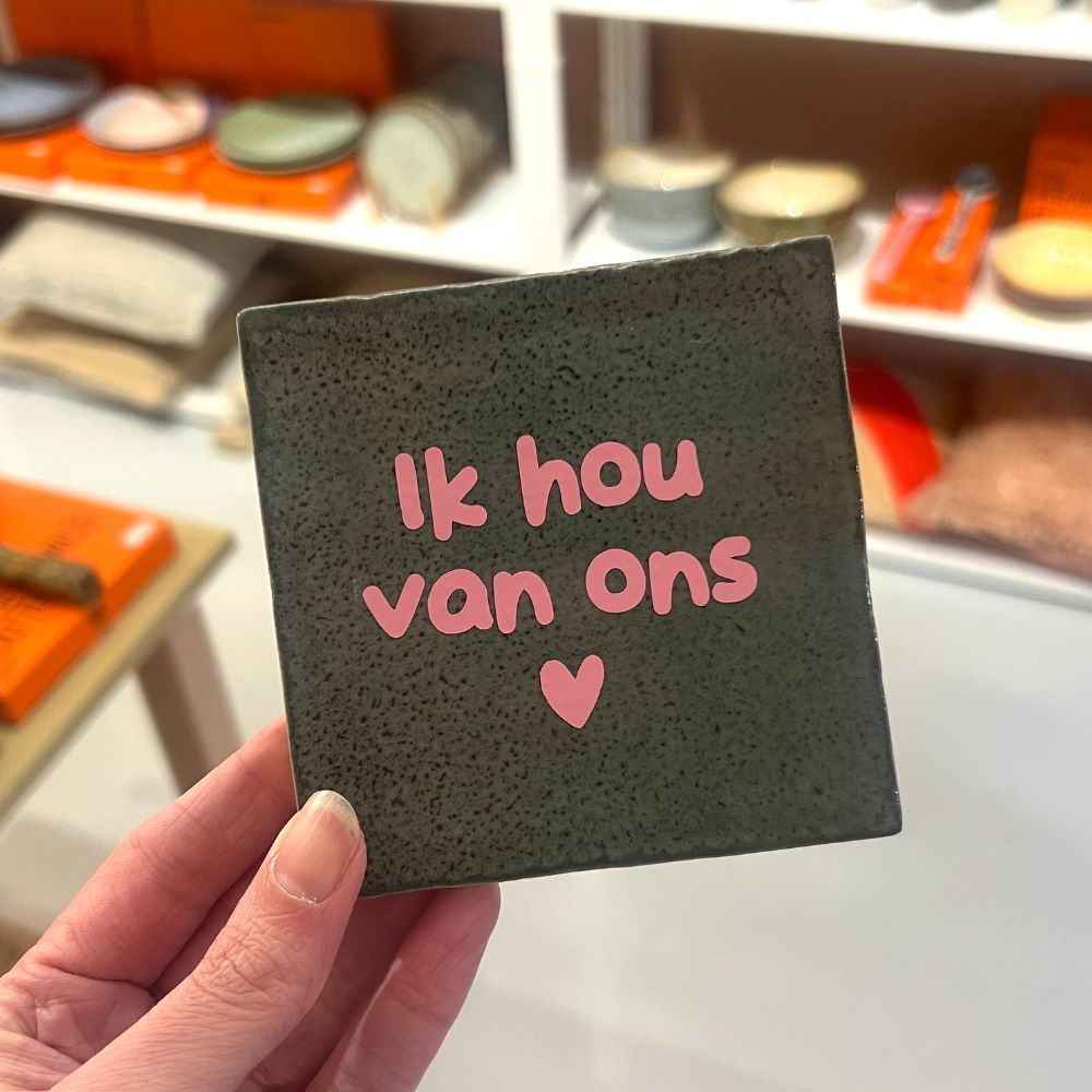 Tegeltje - Ik hou van ons