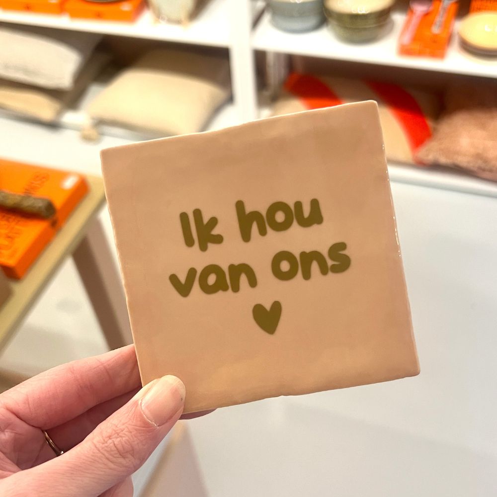 Tegeltje - Ik hou van ons